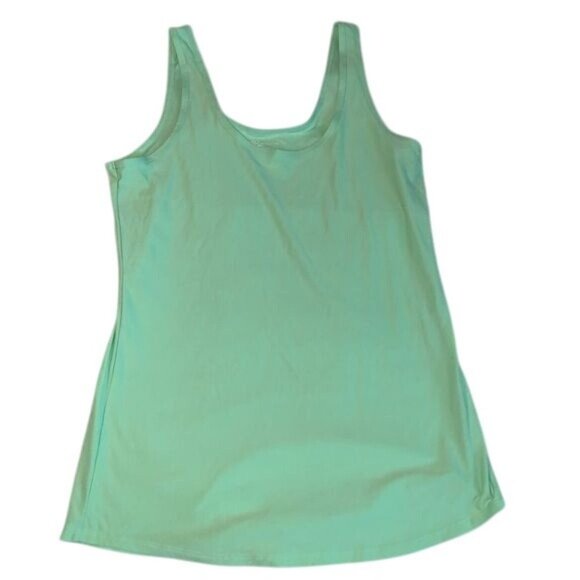 No Boundaries Mint Green Tank Top XL/XG 15-17 Polyester & Spandex Sleeveless Sco - Picture 1 of 5